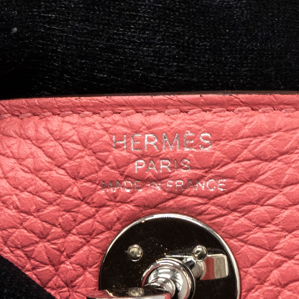 HERMES MINI LINDY CLEMENCE 8W ROSE AZALEE SHW
