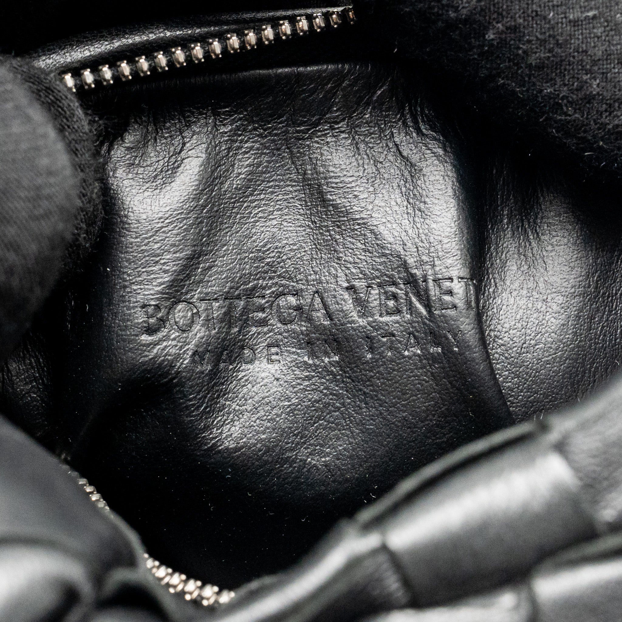 BOTTEGA VENETA CANDY JODIE BAG LAMBSKIN BLACK SHW