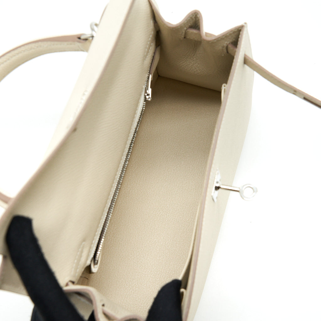 HERMES KELLY 25 SELLIER EPSOM CRAIE SHW
