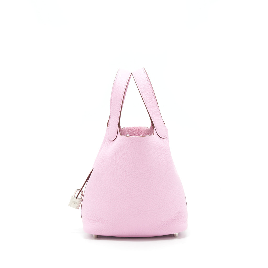HERMES PICOTIN 18 LOCK BAG CLEMENCE X9 MAUVE SYLVESTRE SHW