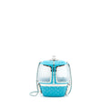 CHANEL 19K SKI GONDOLA EVENING BAG LIGHT BLUE SHW