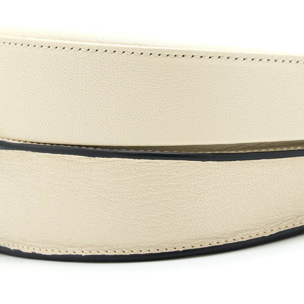 LOEWE HEEL DUO BAG GOATSKIN WHITE