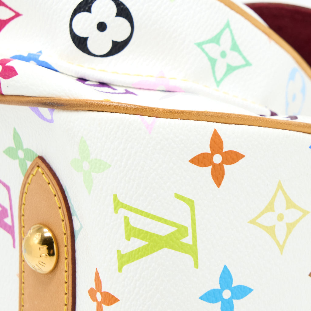 LOUIS VUITTON RITA BAG WHITE MONOGRAM MULTICOLOUR CANVAS GHW