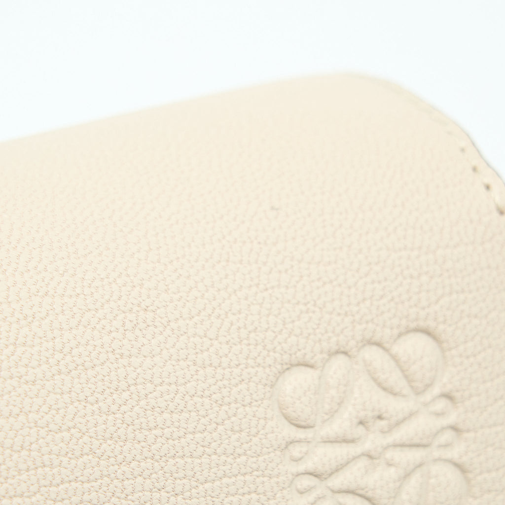 LOEWE HEEL DUO BAG GOATSKIN WHITE