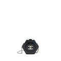 CHANEL 18A CC LOGO EVENING CLUTCH BLACK SHW