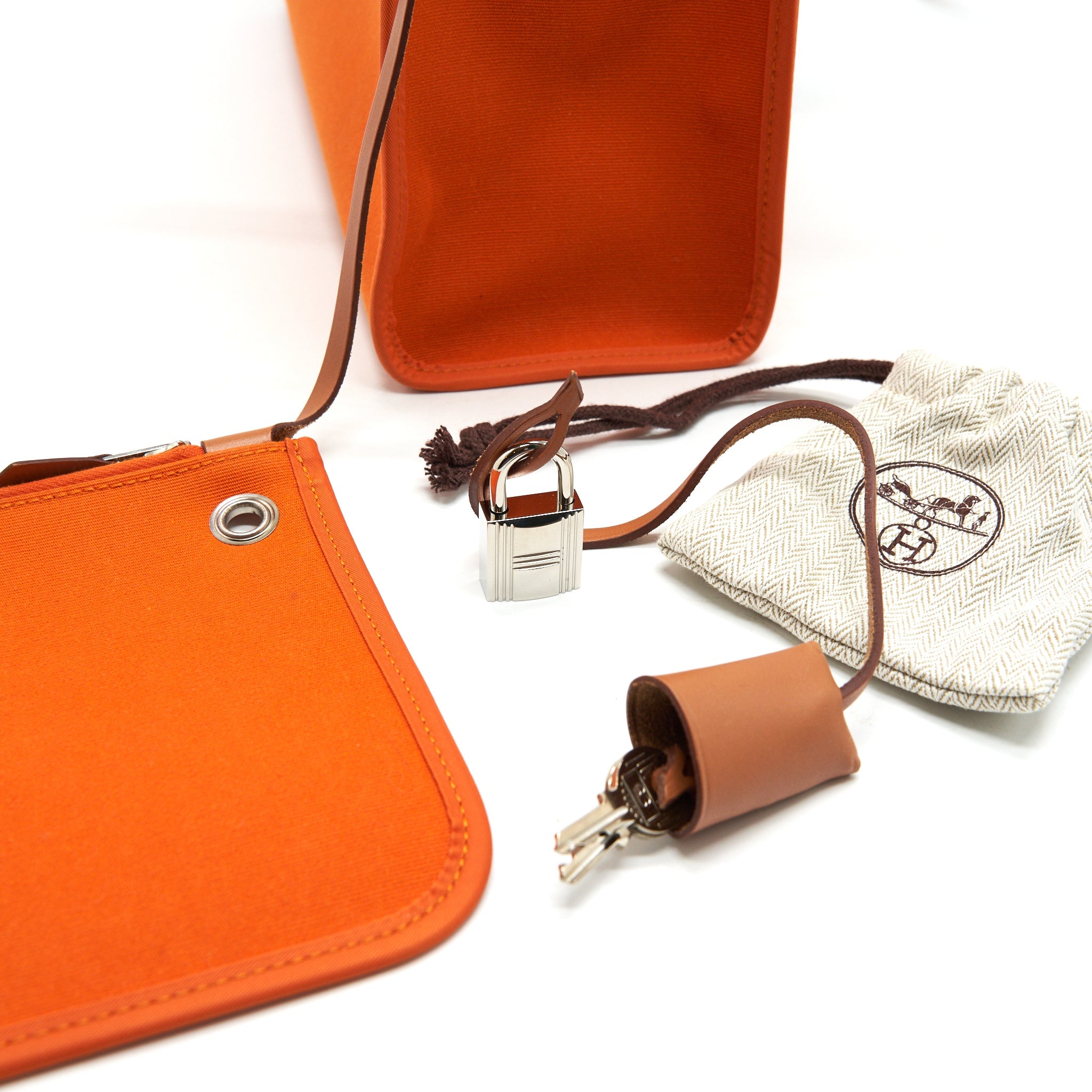 HERMES HERBAG 31 FEU/NATURE