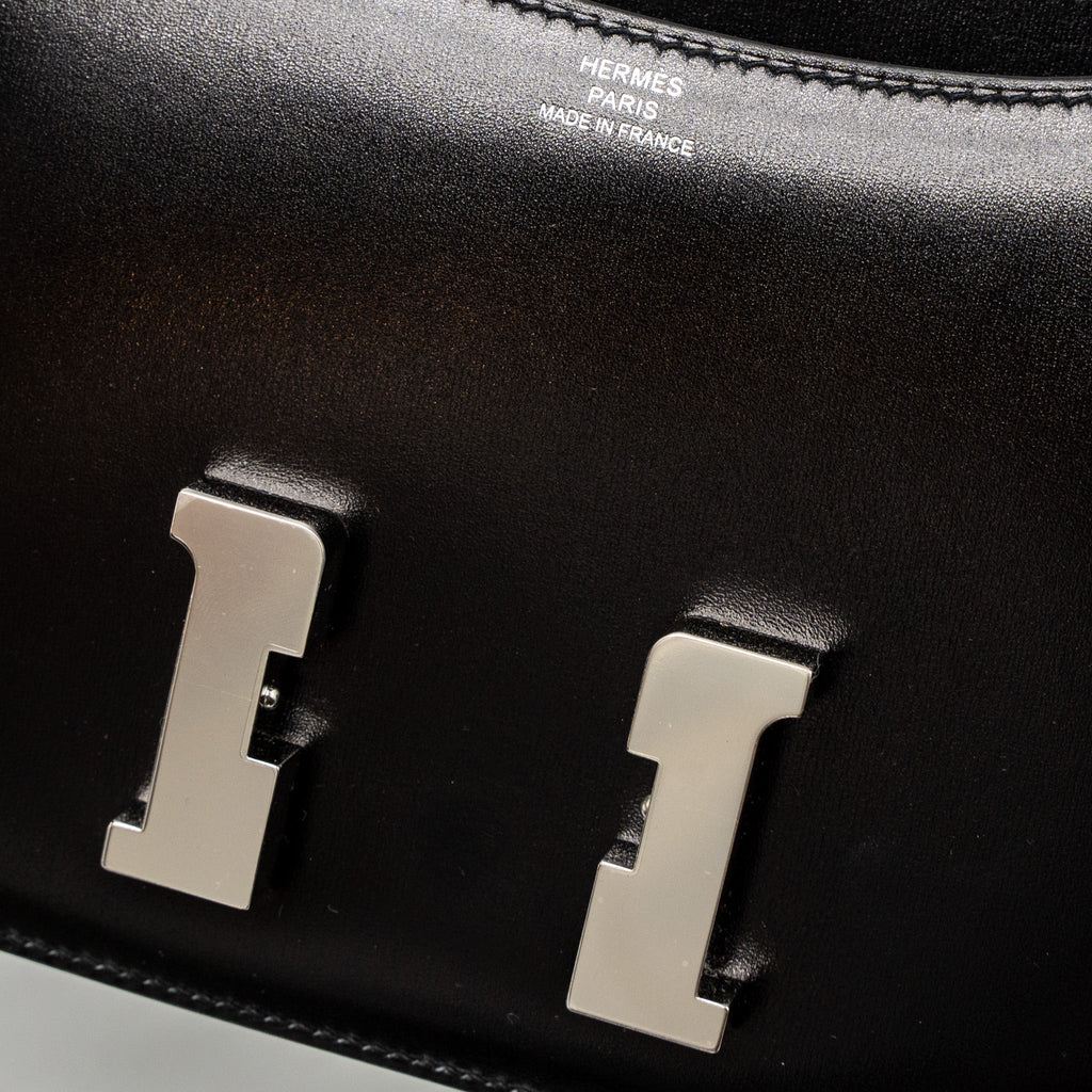 HERMES MINI CONSTANCE BOX BLACK SHW