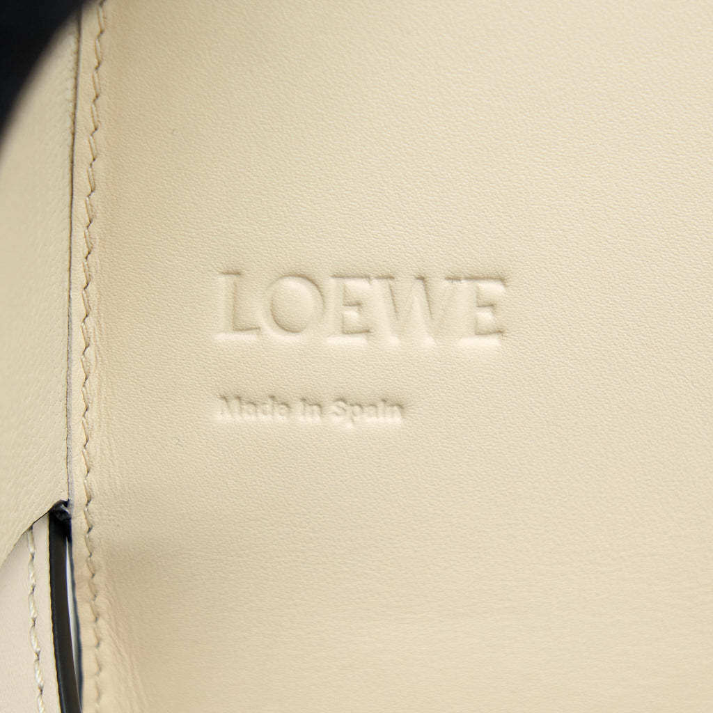 LOEWE HEEL DUO BAG GOATSKIN WHITE