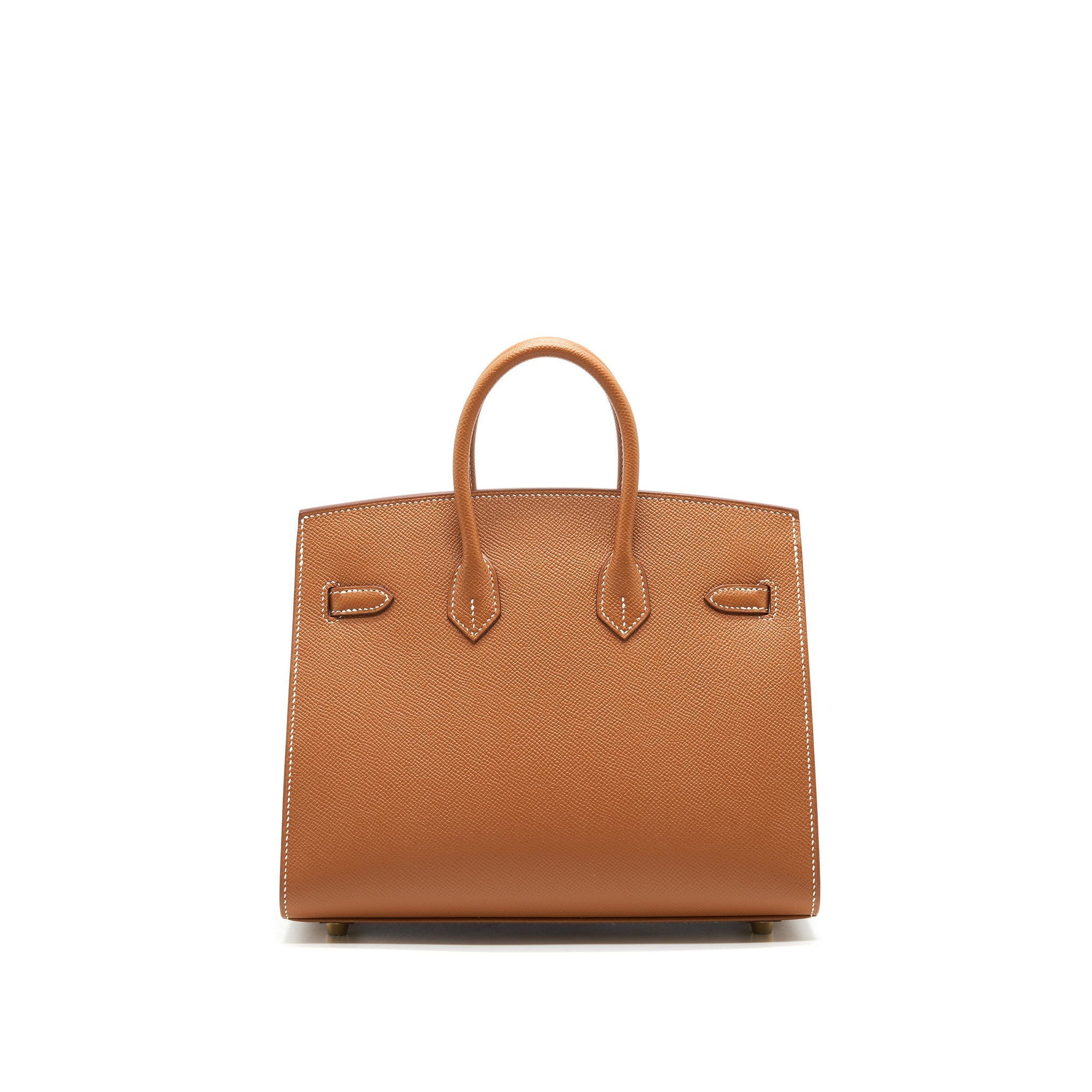 HERMES BIRKIN 25 SELLIER GOLD WITH GHW EPSOM LEATHER