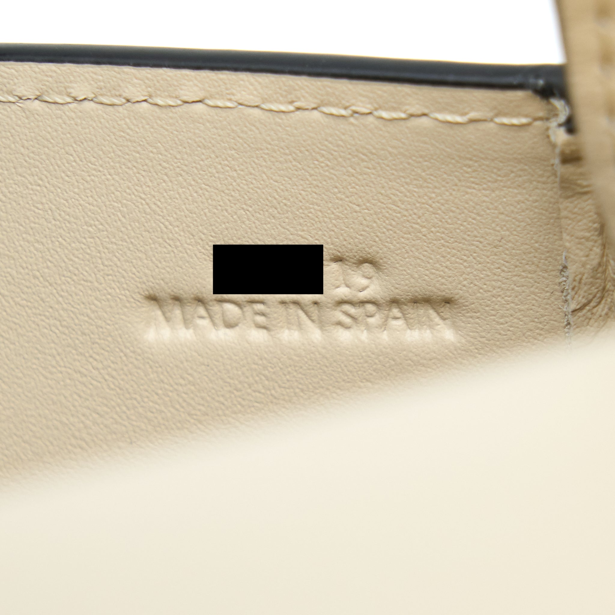 LOEWE HEEL DUO BAG GOATSKIN WHITE