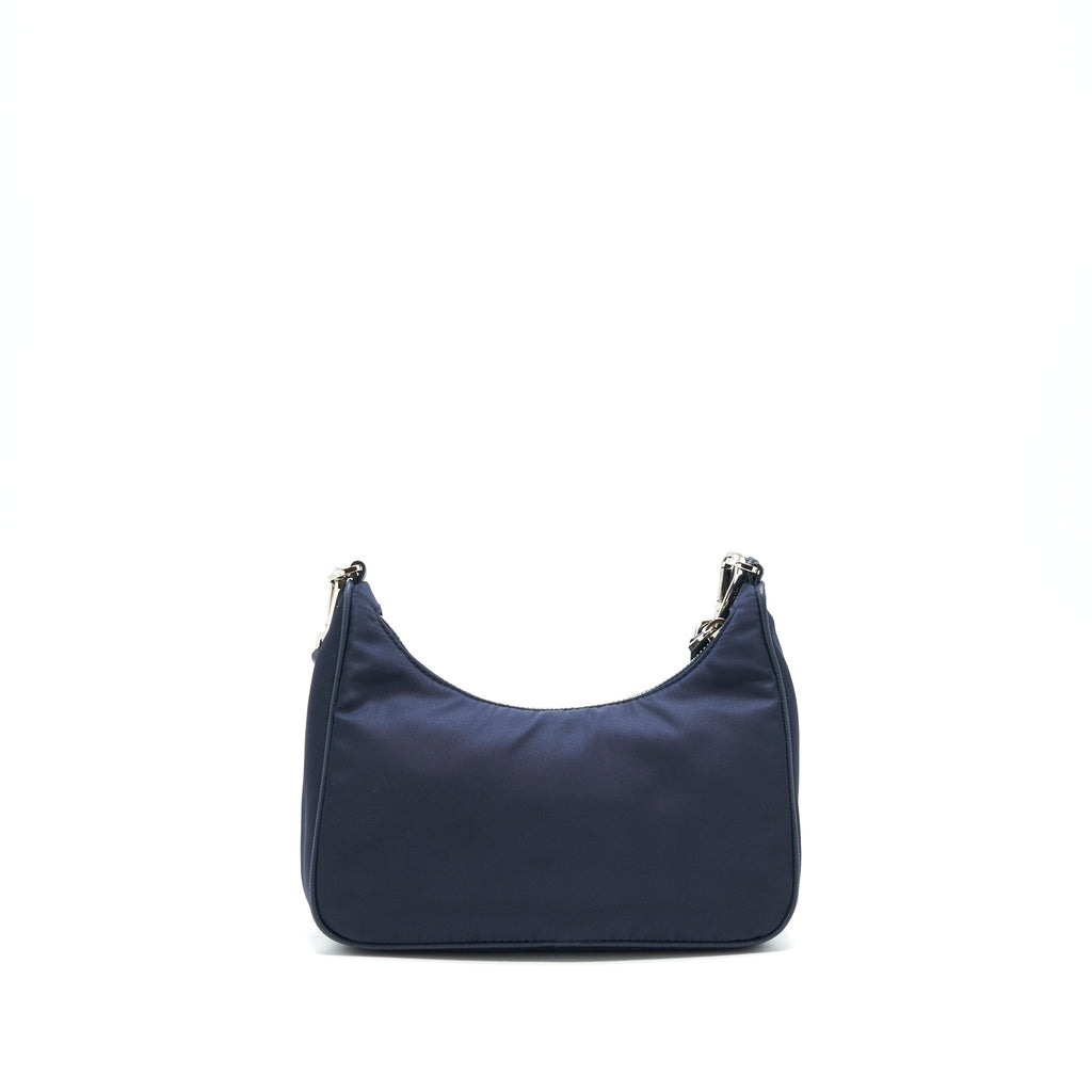 PRADA 2005 RE-EDITION NYLON SHOULDER BAG INDIGO BLUE SHW