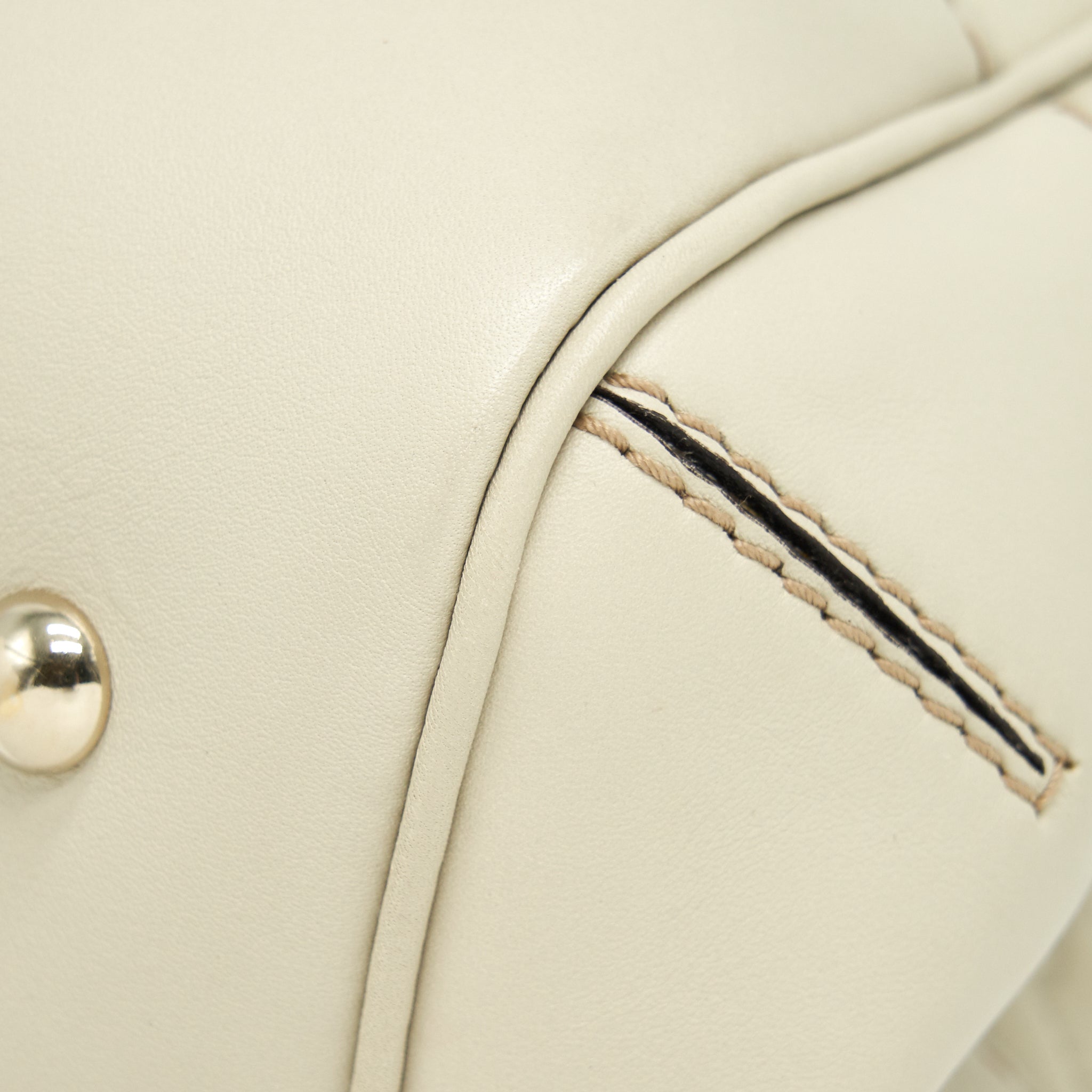 GUCCI INTERLOCK PATTERN TOTE BAG LIGHT GREY
