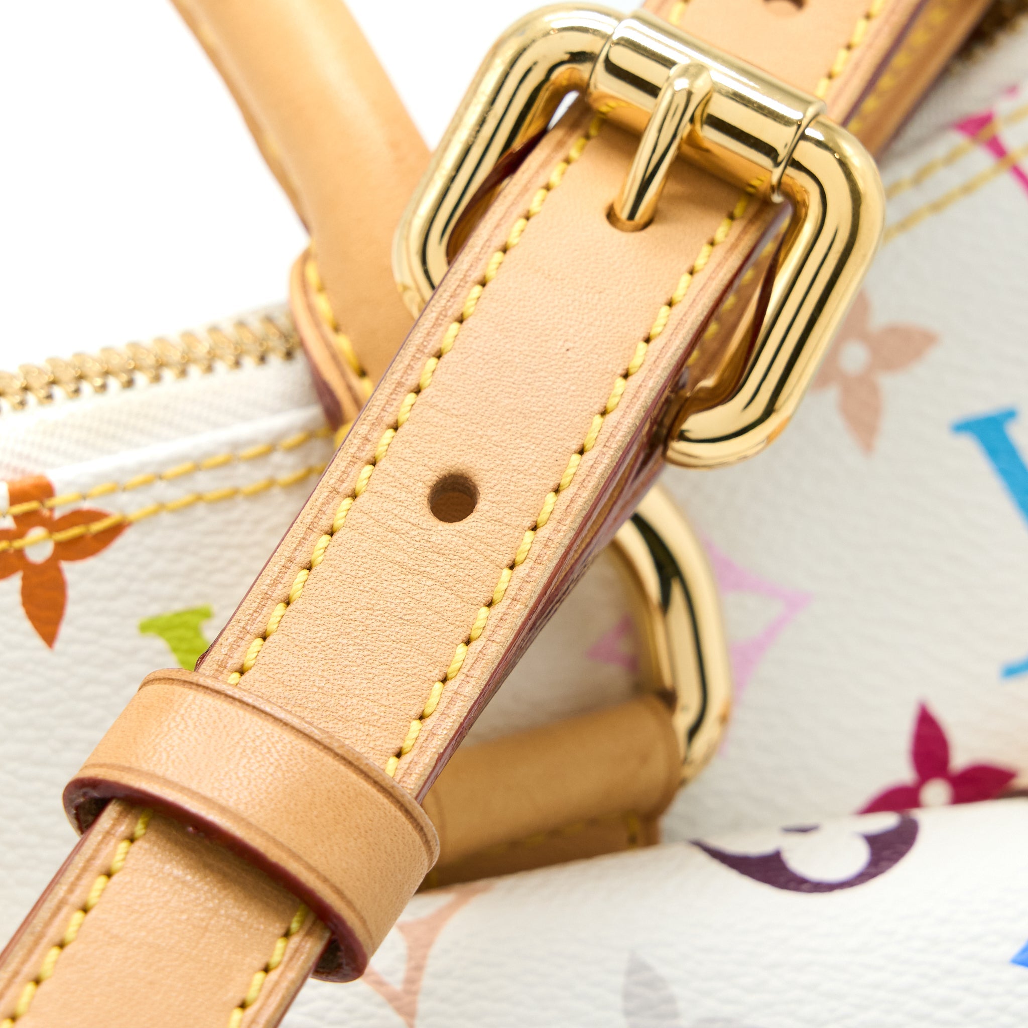 LOUIS VUITTON RITA BAG WHITE MONOGRAM MULTICOLOUR CANVAS GHW