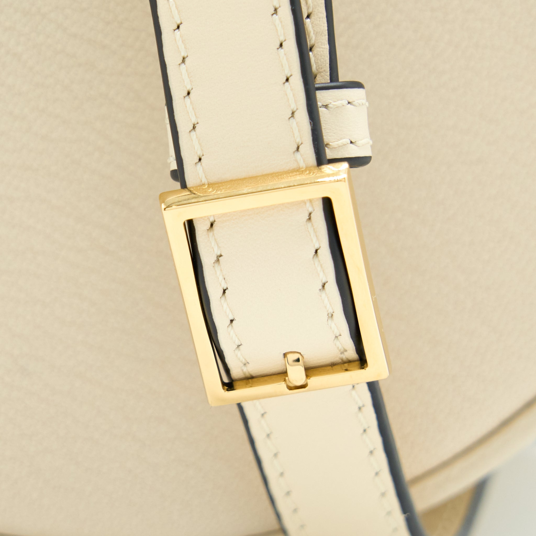 LOEWE HEEL DUO BAG GOATSKIN WHITE
