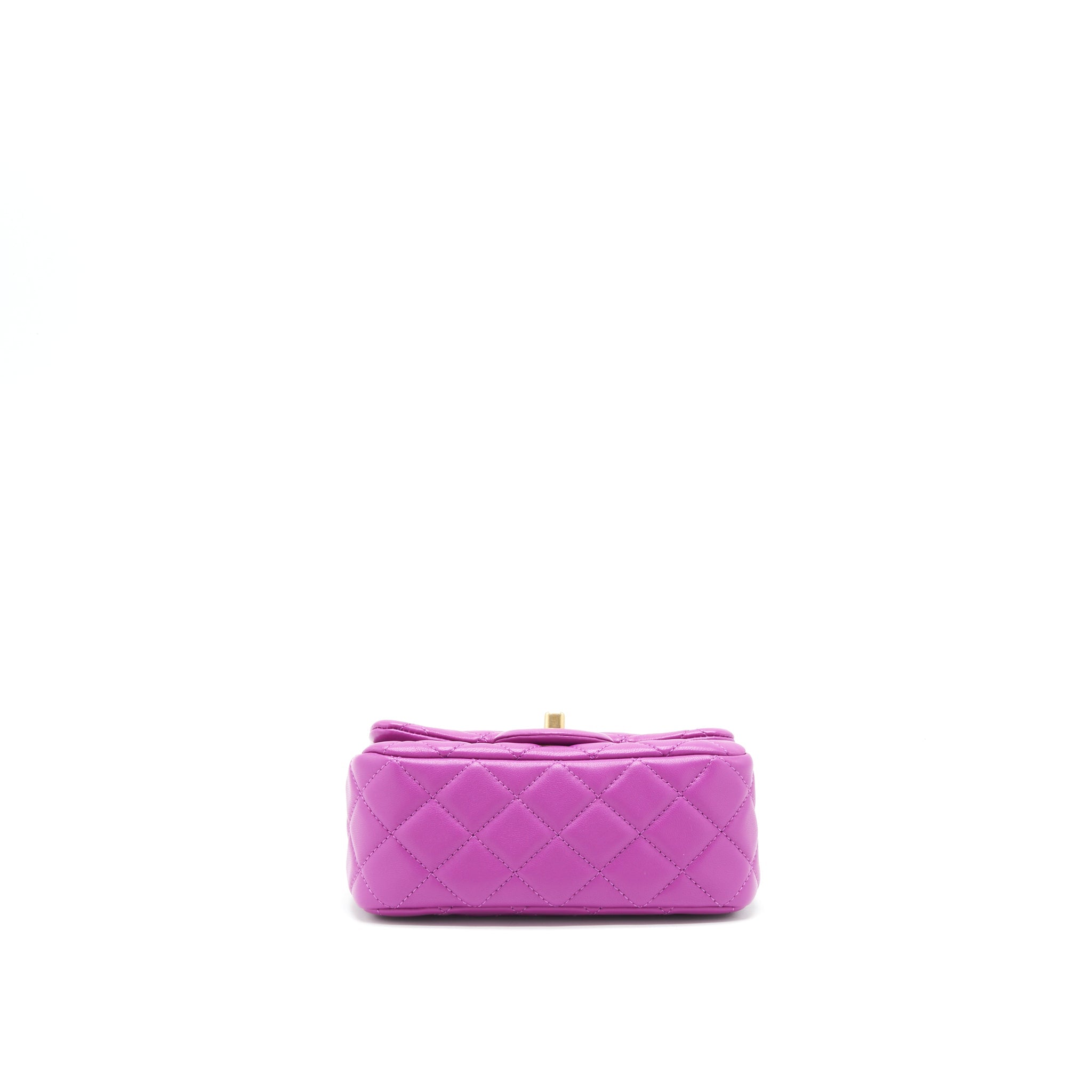 CHANEL PEARL CRUSH LAMBSKIN NA114 PURPLE GHW