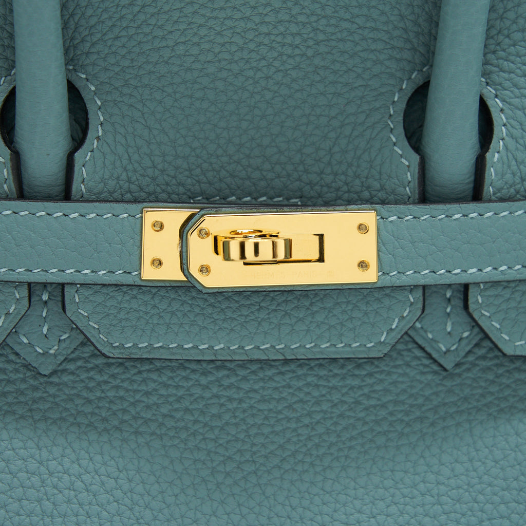 HERMES BIRKIN 25 TOGO 7G CIEL GHW
