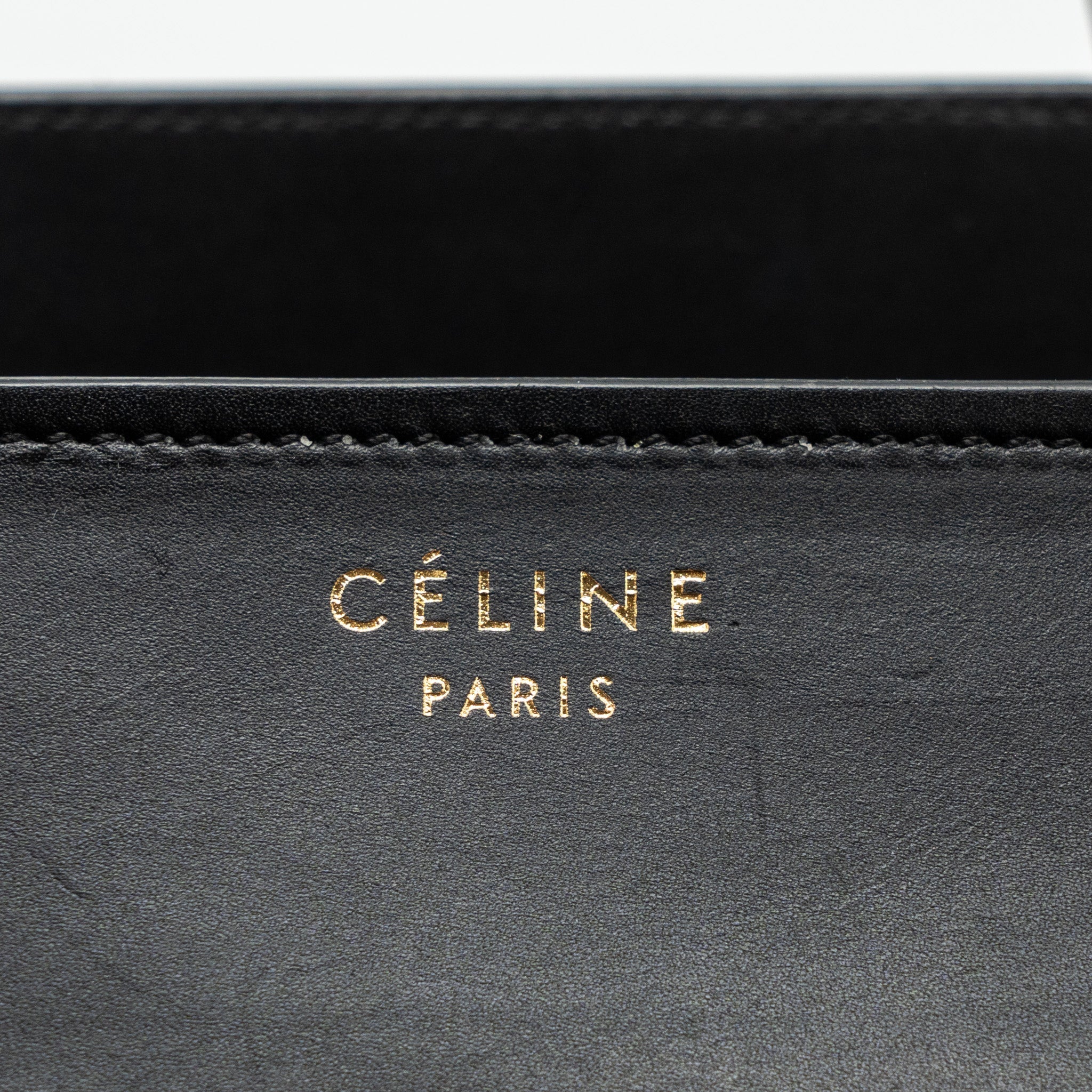 CELINE MINI LUGGAGE TOTE LEATHER MULTICOLOUR GHW