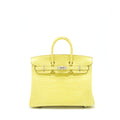 HERMES BIRKIN 25 ALLIGATOR LIME SHW