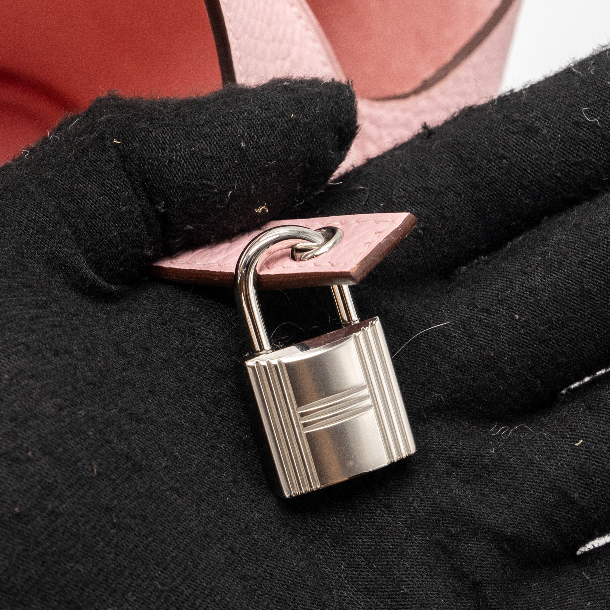 HERMES PICOTIN 22 LOCK BAG CLEMENCE ROSE SAKURA SHW