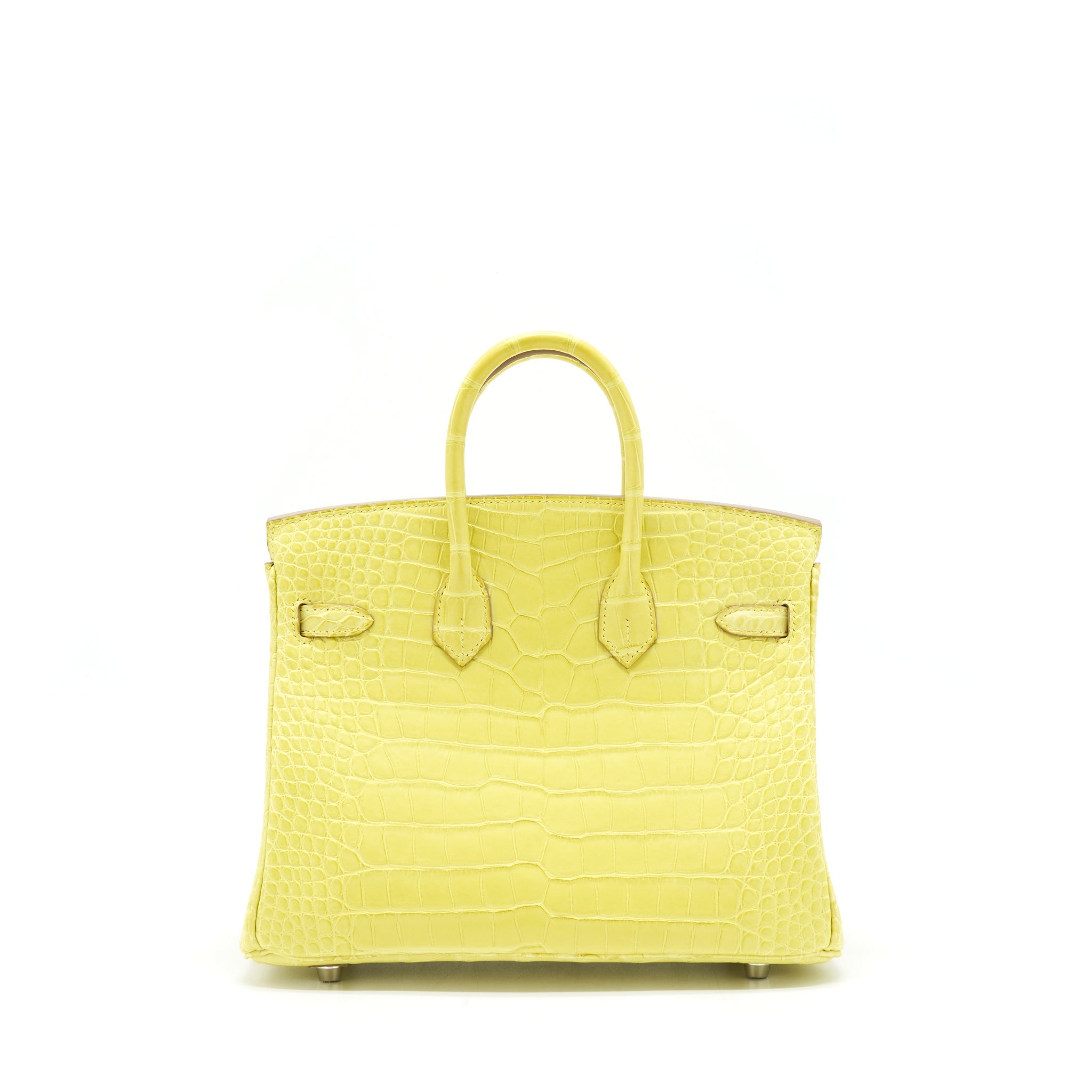HERMES BIRKIN 25 ALLIGATOR LIME SHW