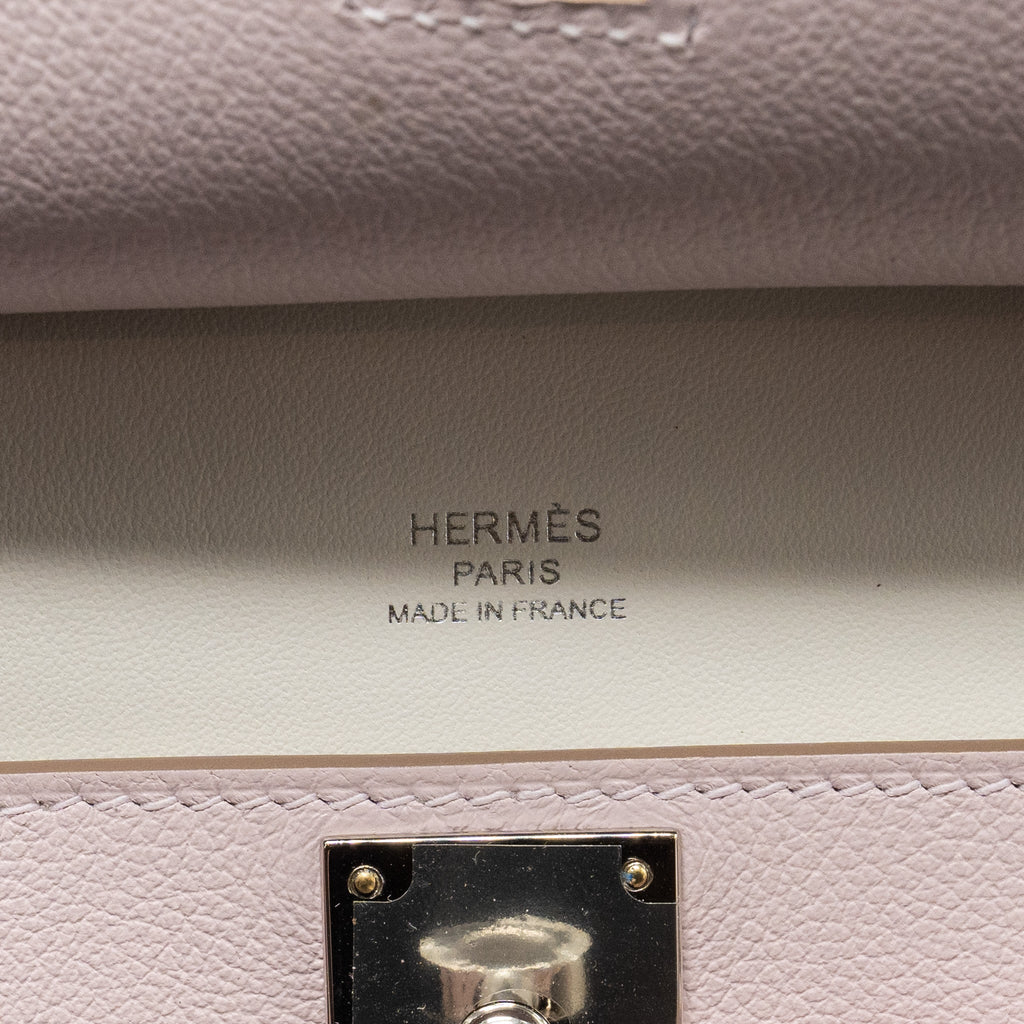 HERMES MINI JYPSIERE EVERCOLOR MAUVE PALE SHW