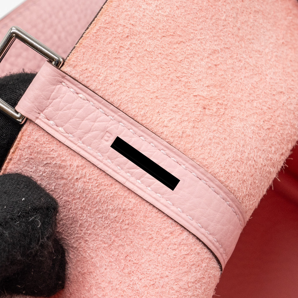 HERMES PICOTIN 22 LOCK BAG CLEMENCE ROSE SAKURA SHW