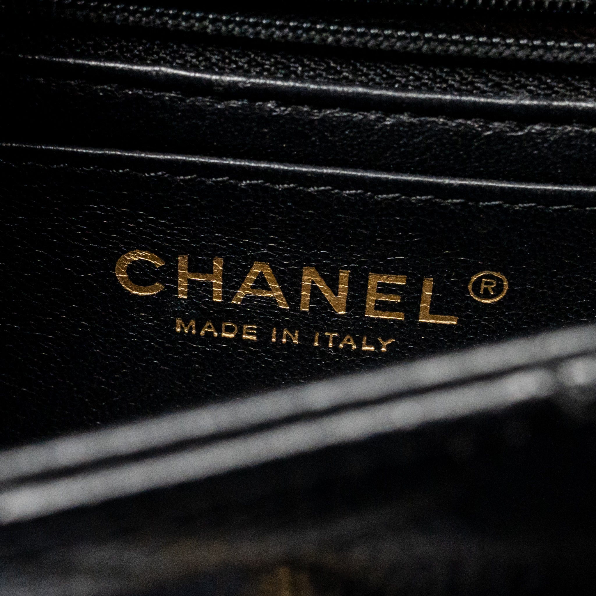CHANEL MINI RECTANGULAR FLAP BAG CAVIAR BLACK GHW