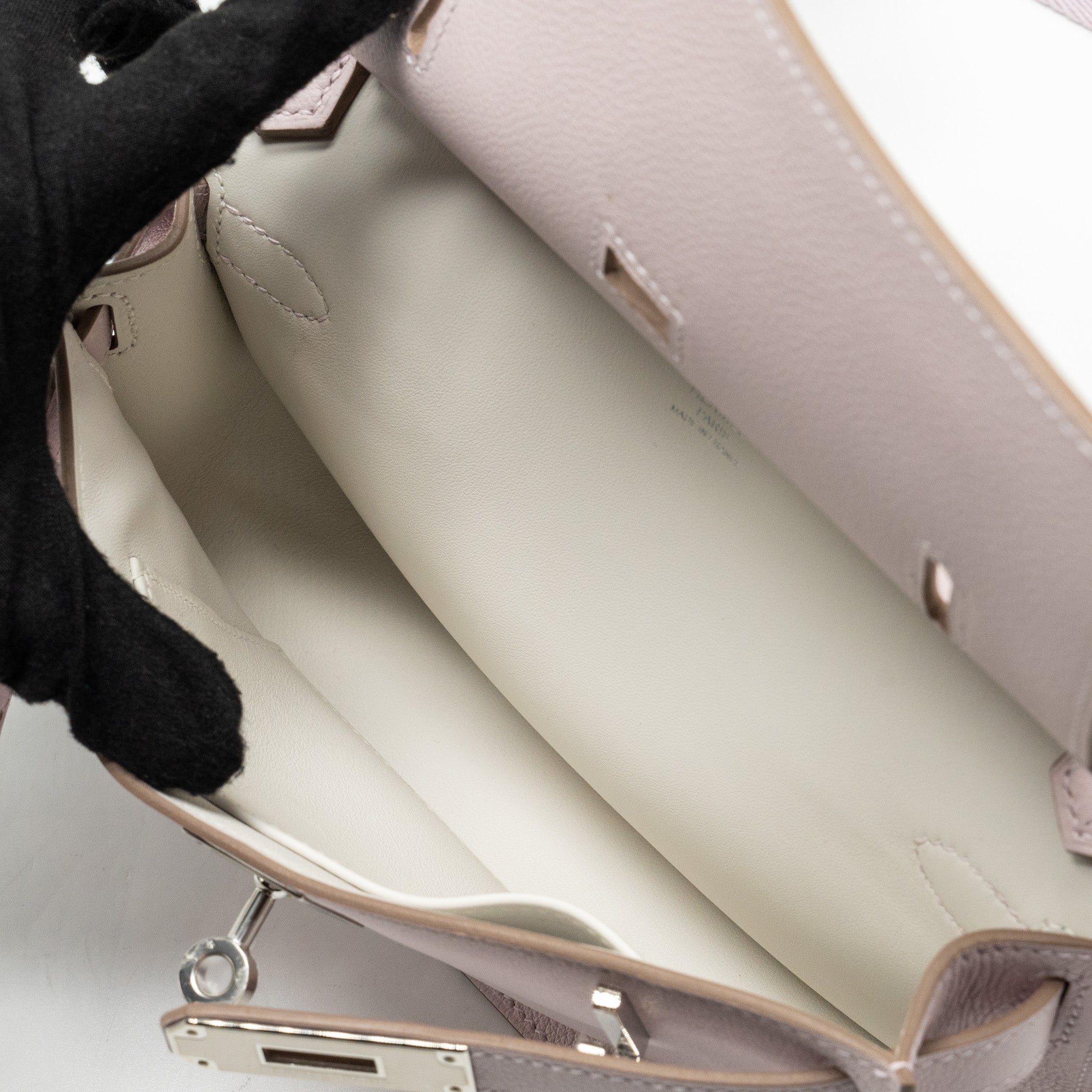 HERMES MINI JYPSIERE EVERCOLOR MAUVE PALE SHW