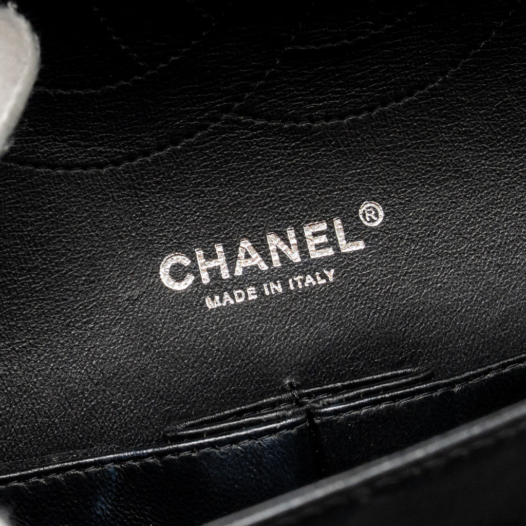 CHANEL JUMBO CLASSIC DOUBLE FLAP BAG LAMBSKIN SO BLACK