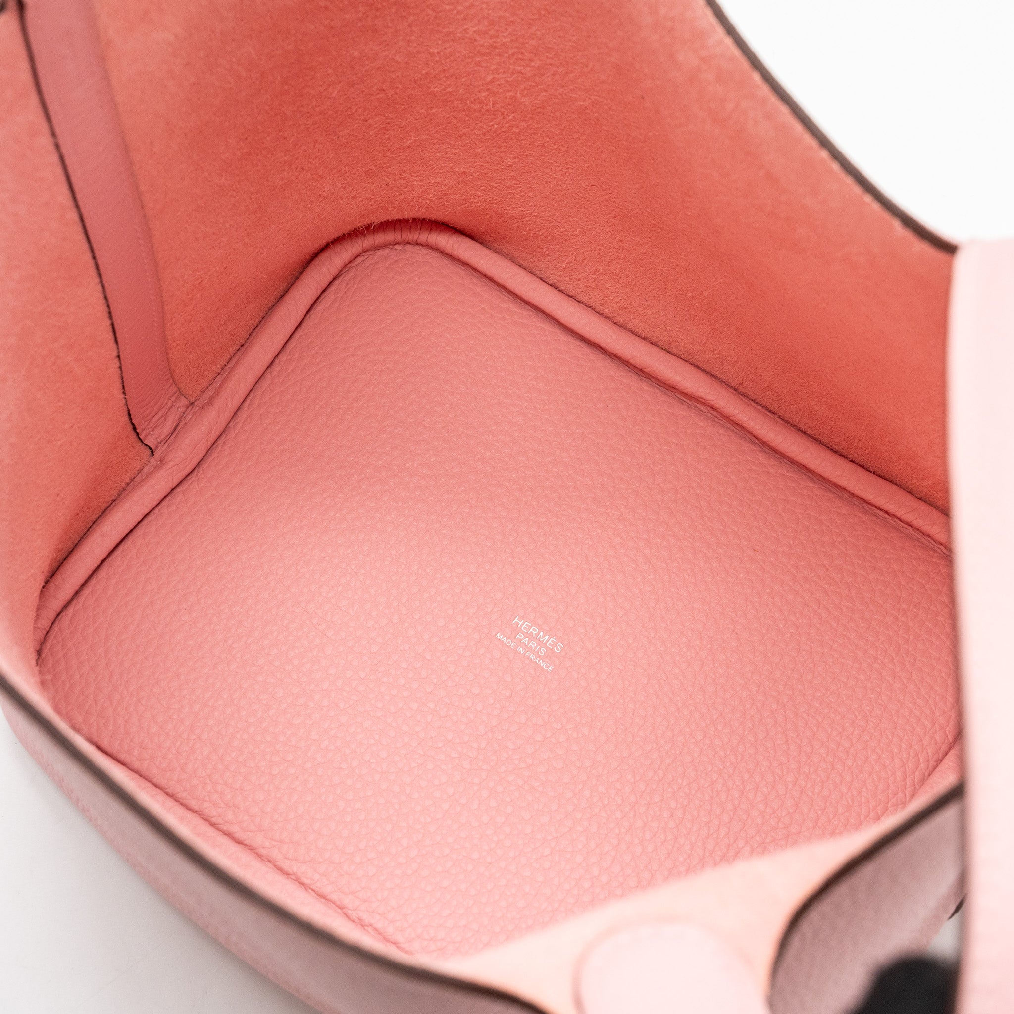 HERMES PICOTIN 22 LOCK BAG CLEMENCE ROSE SAKURA SHW