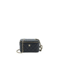 CHANEL 23C PEARL CRUSH LONG VANITY LAMBSKIN BLACK LGHW (MICROCHIP)