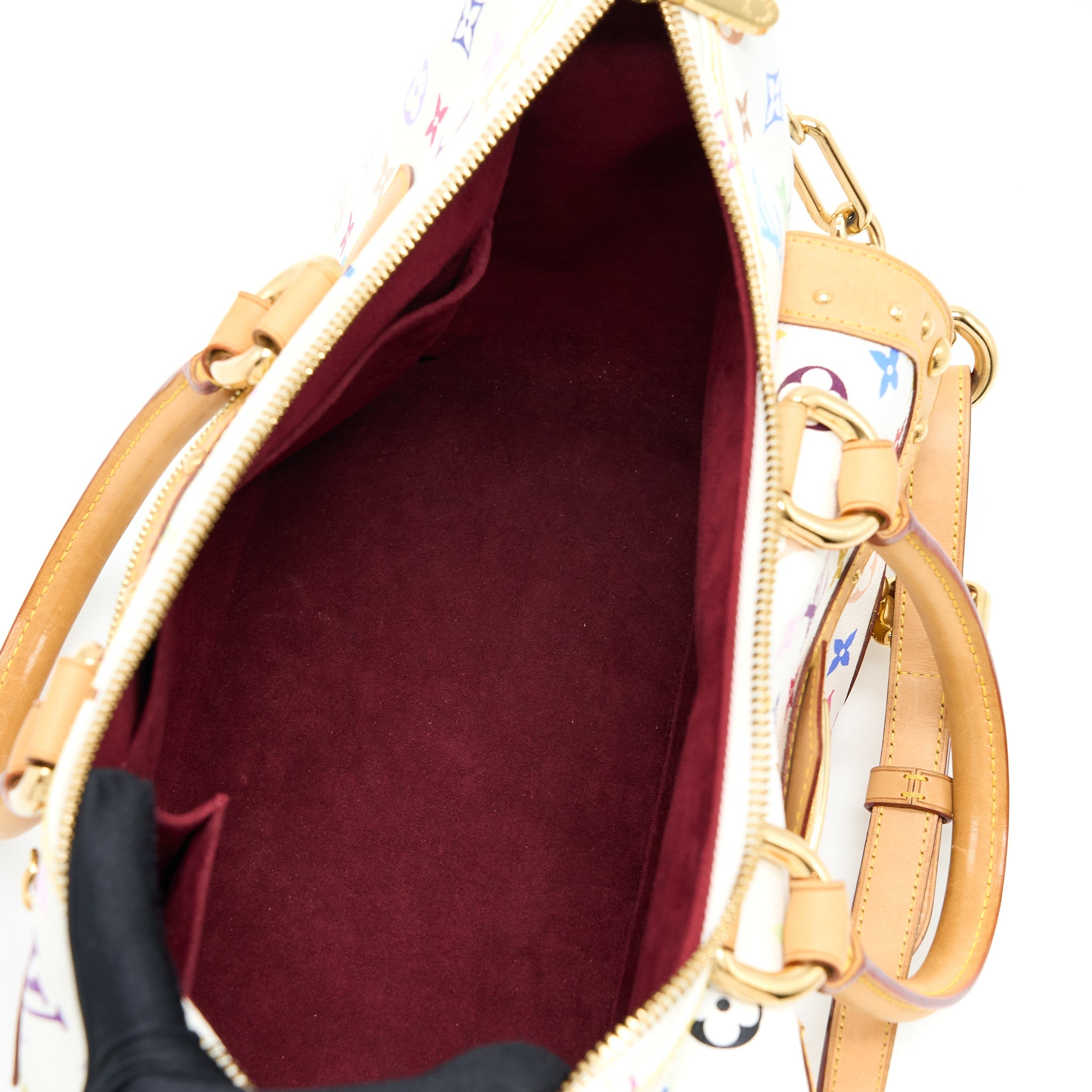 LOUIS VUITTON RITA BAG WHITE MONOGRAM MULTICOLOUR CANVAS GHW