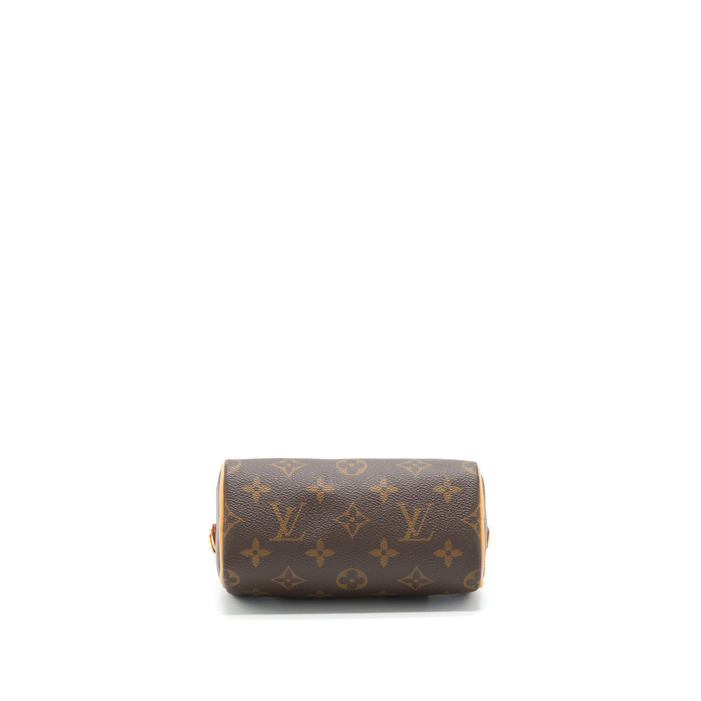 LOUIS VUITTON NANO SPEEDY NEW VERSION MONOGRAM CANVAS GHW