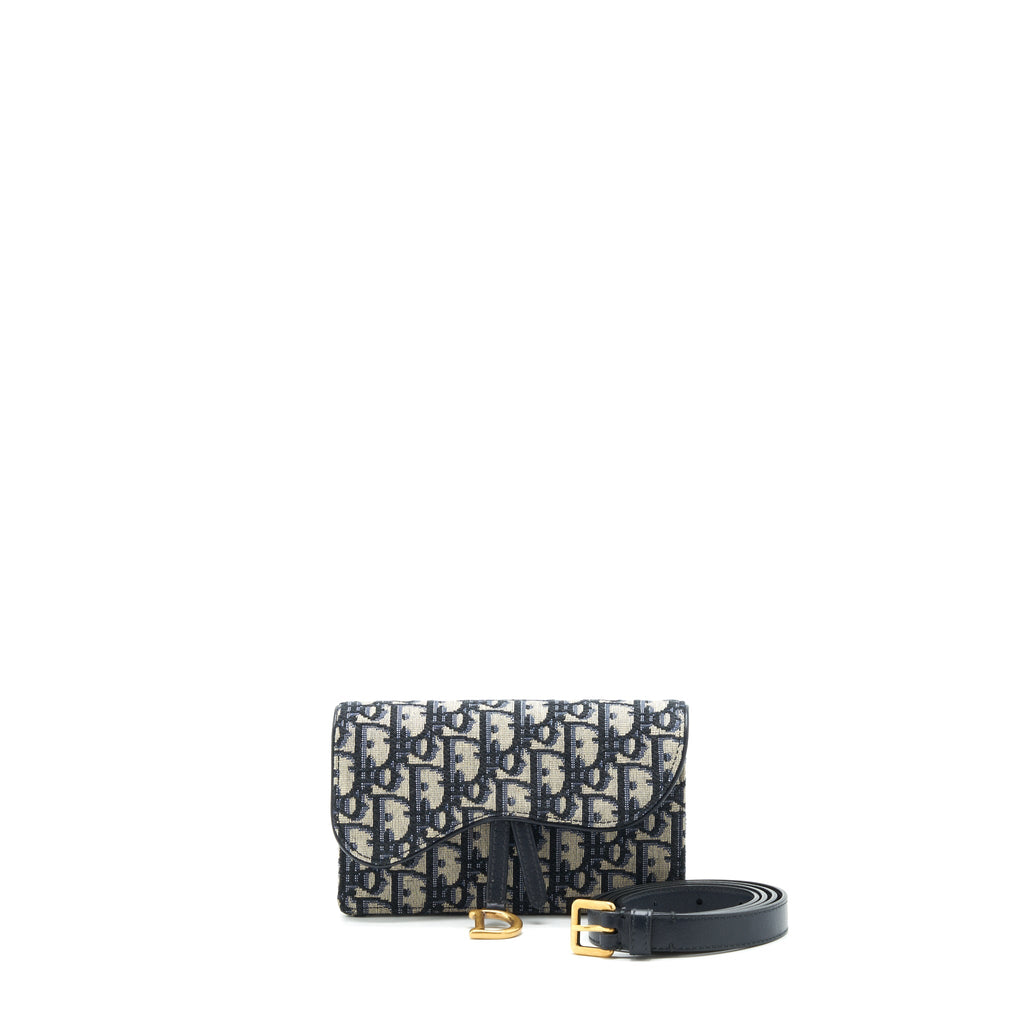 DIOR SADDLE BELT POUCH OBLIQUE GHW