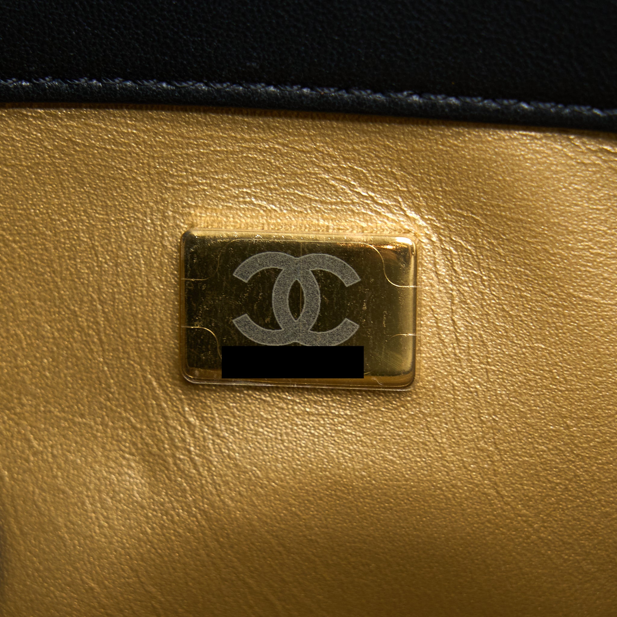 CHANEL PEARL CRUSH MINI SQUARE LAMBSKIN BLACK BRUSHED GHW (MICROCHIP)