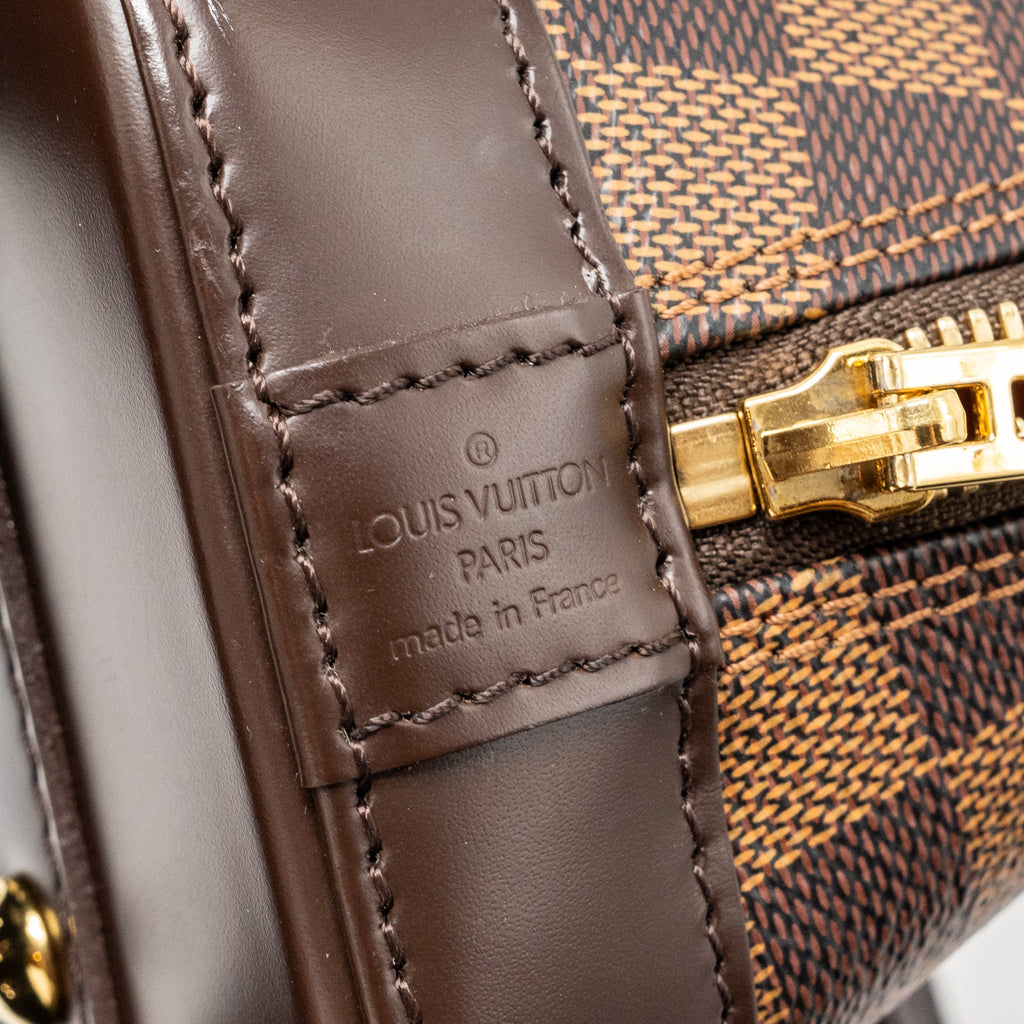 LOUIS VUITTON ALMA BB DAMIER EBENE CANVAS GHW