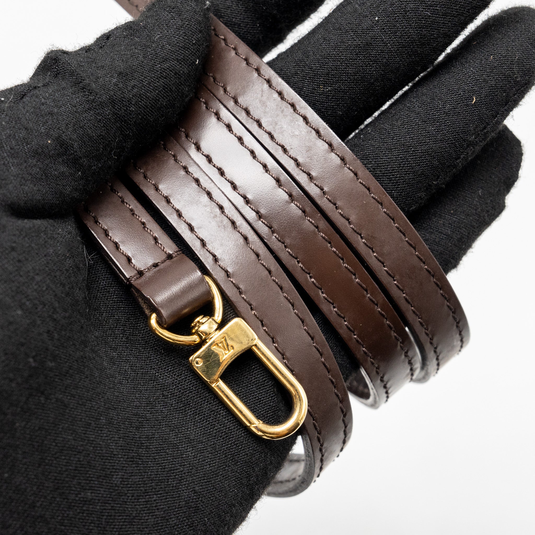 LOUIS VUITTON ALMA BB DAMIER EBENE CANVAS GHW