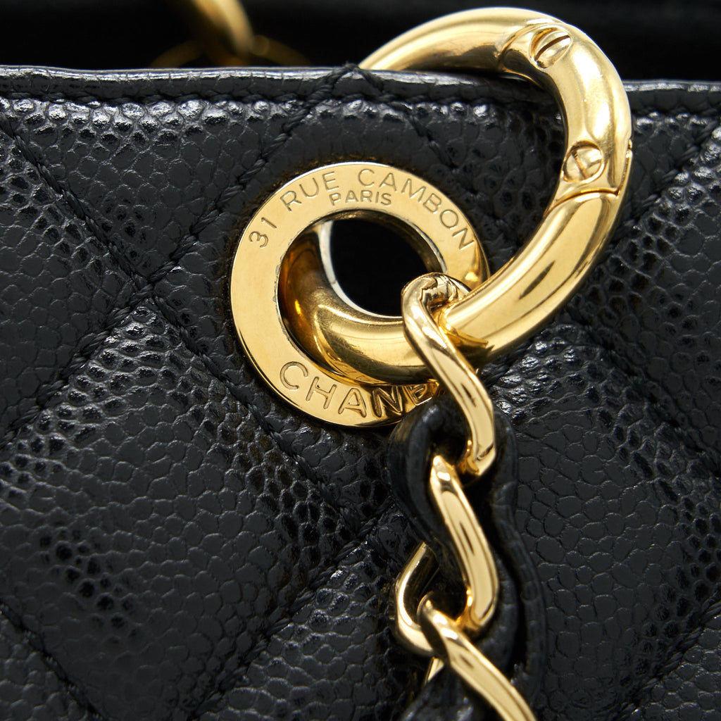 CHANEL GRAND SHOPPING BAG BLACK GHW