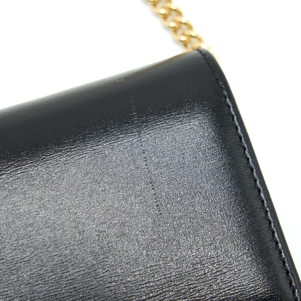 GUCCI JACKIE 1961 CHAIN WALLET BLACK GHW