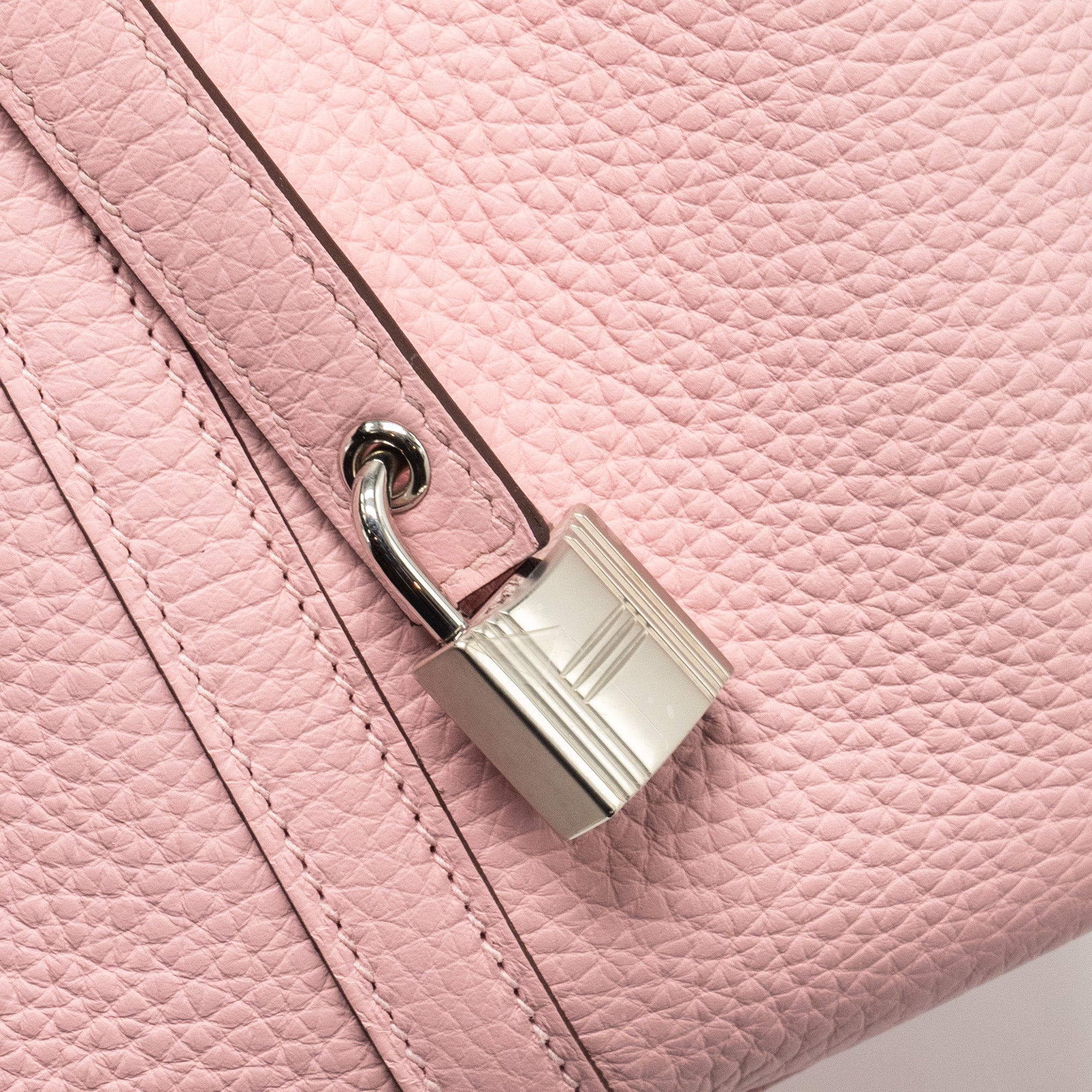 HERMES PICOTIN 22 LOCK BAG CLEMENCE ROSE SAKURA SHW