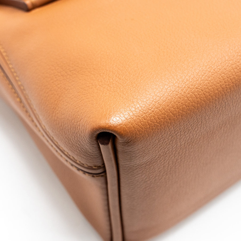 HERMES MINI 24/24 2424-21 BAG EVERCOLOR GOLD GHW