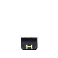 HERMES CONSTANCE SLIM LIZARD BLACK RGHW