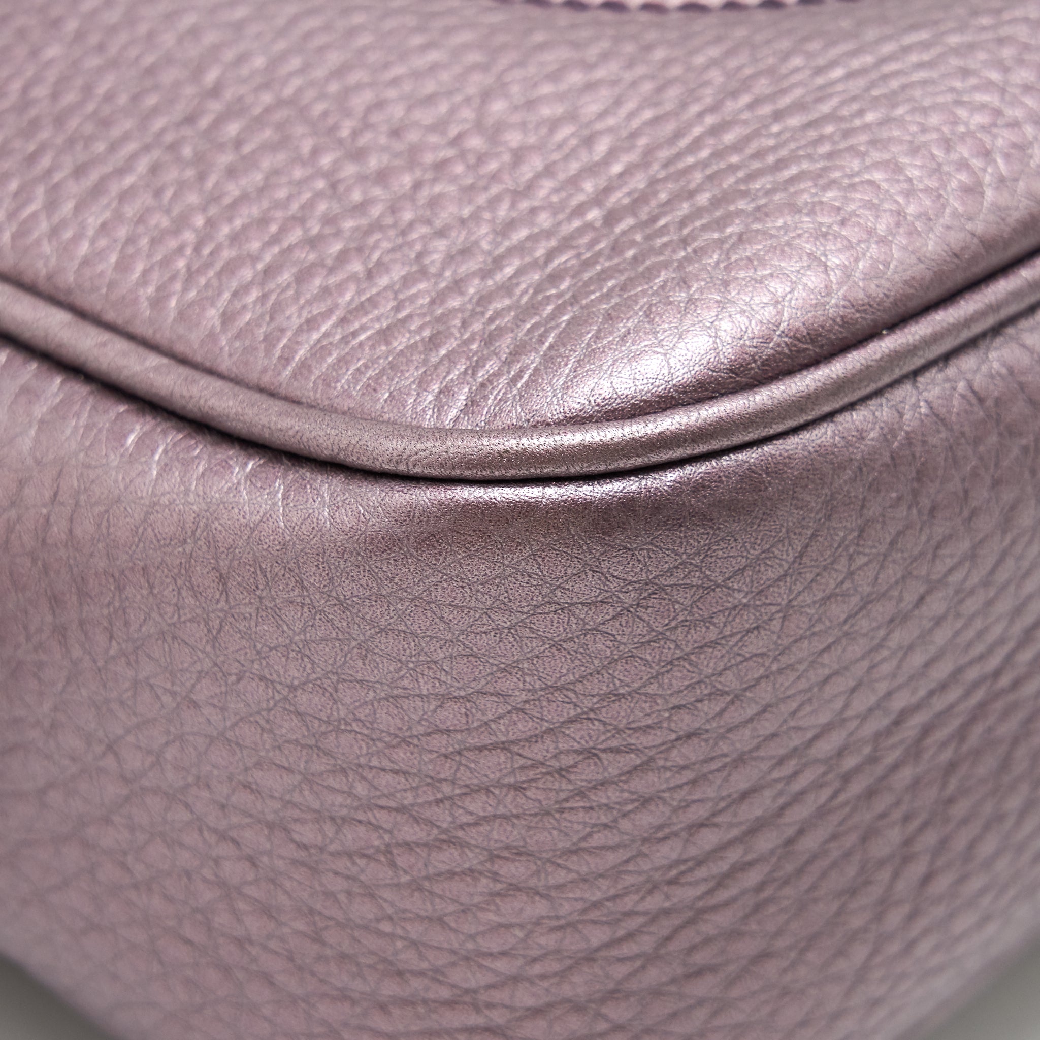 GUCCI DISCO CAMERA BAG SILVER PURPLE