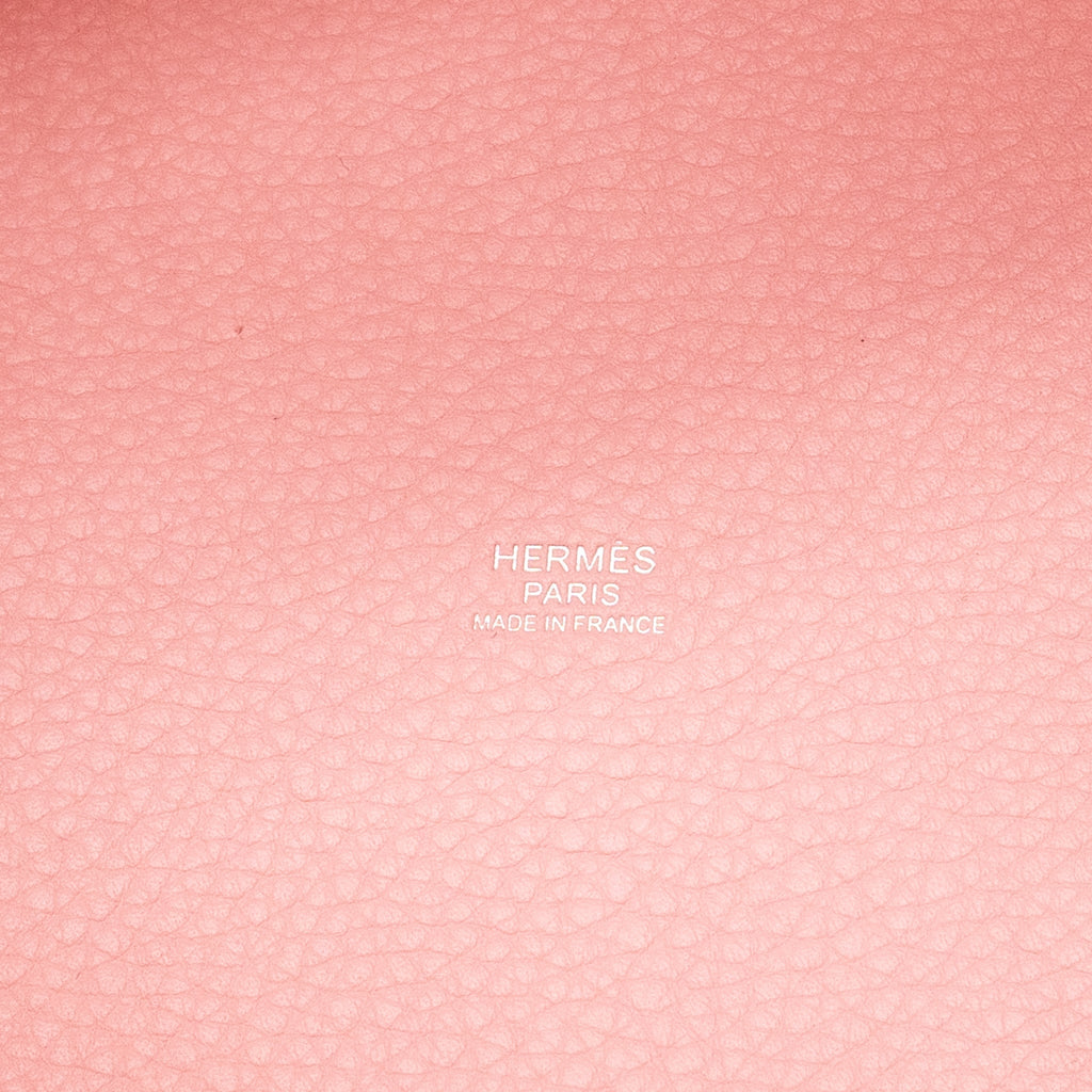 HERMES PICOTIN 22 LOCK BAG CLEMENCE ROSE SAKURA SHW