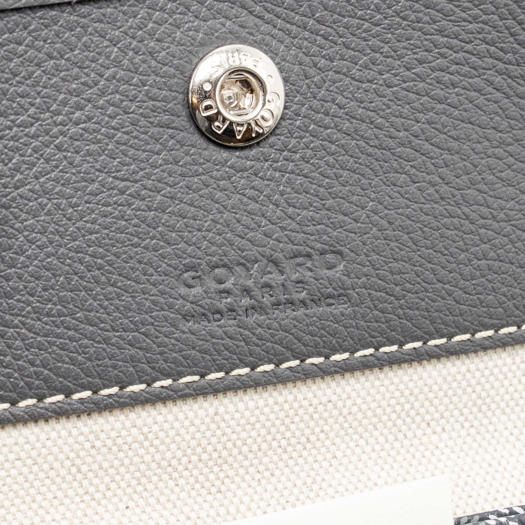GOYARD BOHEME HOBO BAG PM GOYARDINE CANVAS GRIS SHW