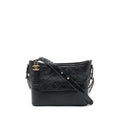 CHANEL NEW MEDIUM GABRIELLE HOBO BAG AGED SMOOTH CALFSKIN WITH GOLD/SILVER HARDWARE