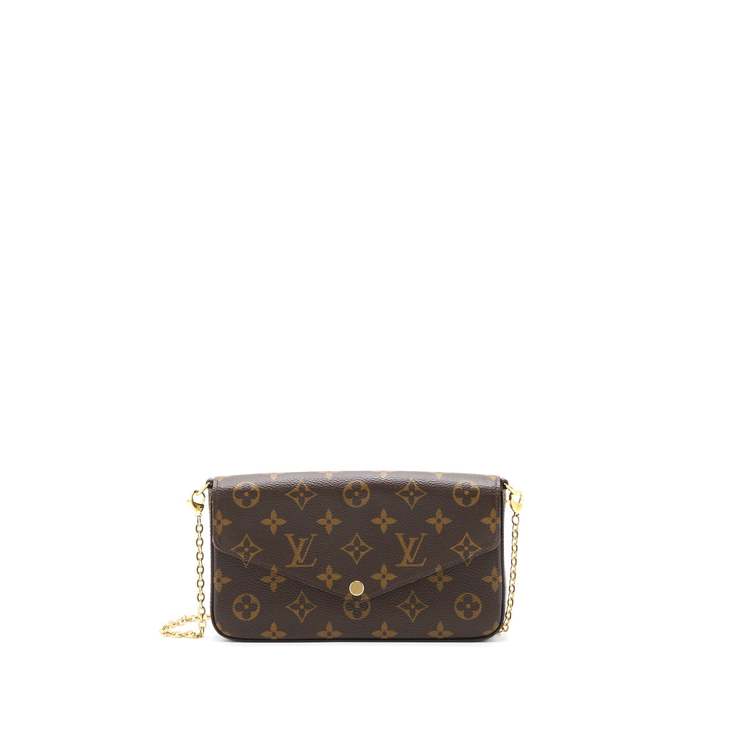LOUIS VUITTON FELICIE POCHETTE MONOGRAM CANVAS GHW