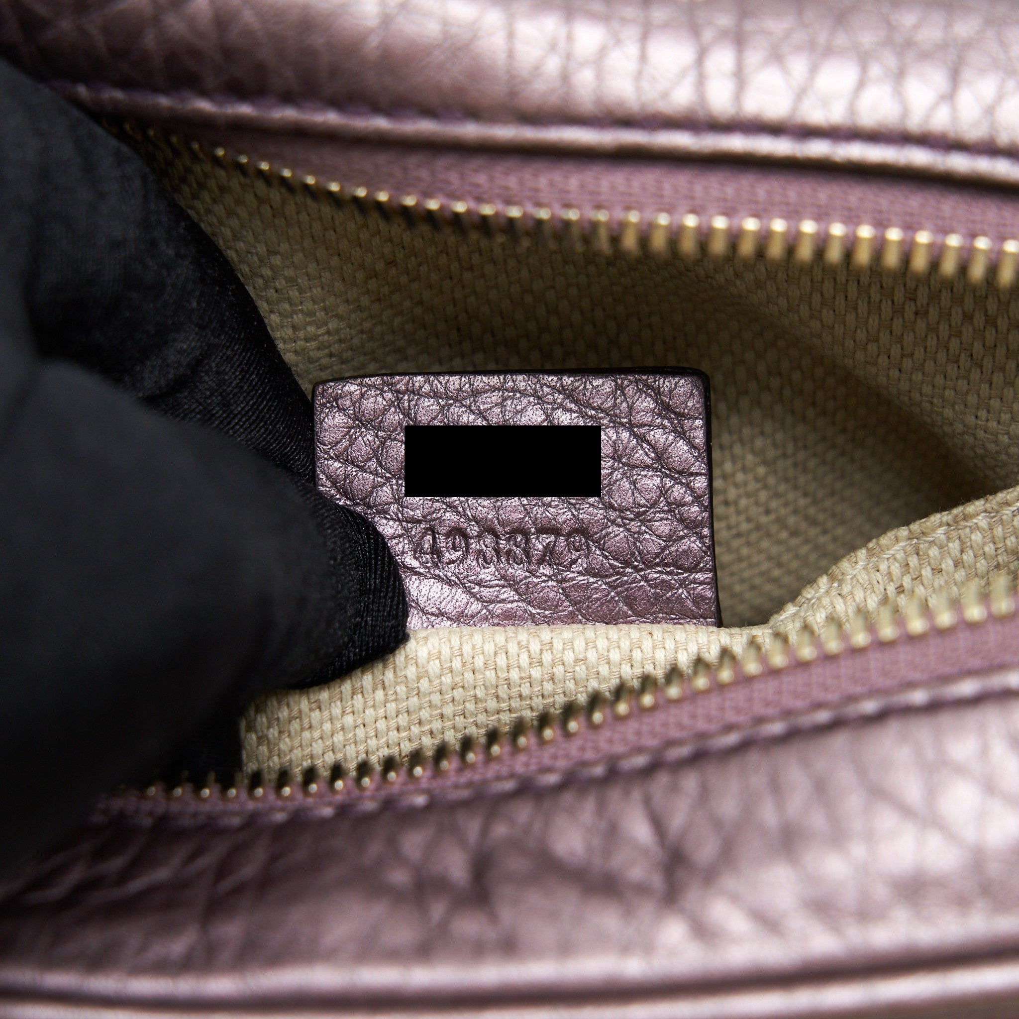 GUCCI DISCO CAMERA BAG SILVER PURPLE