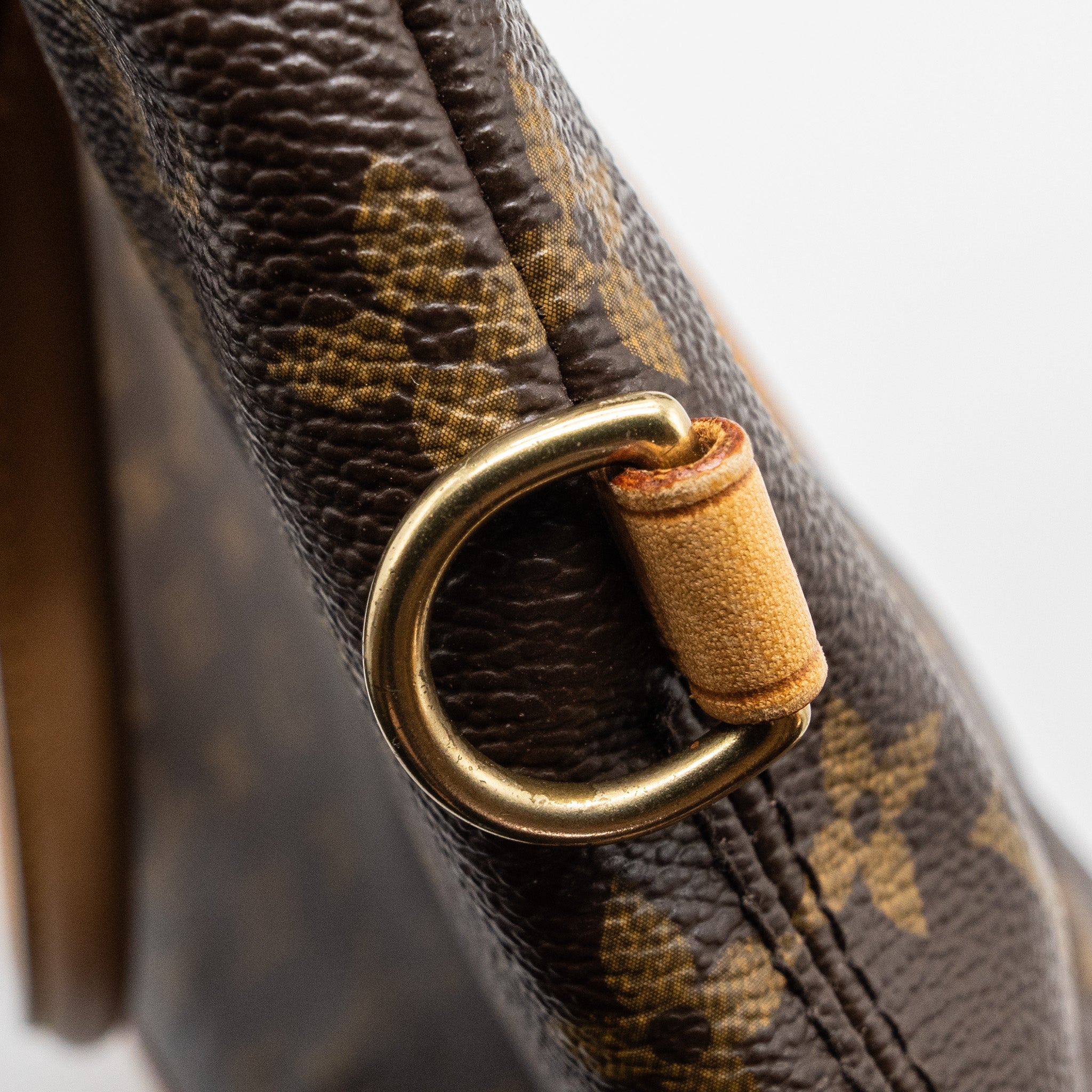 LOUIS VUITTON ZIPPER TOTE BAG MONOGRAM CANVAS GHW
