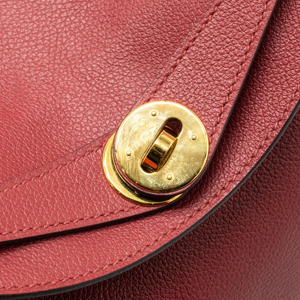 HERMES LINDY 26 EVERCOLOR ROUGE GRENAT GHW
